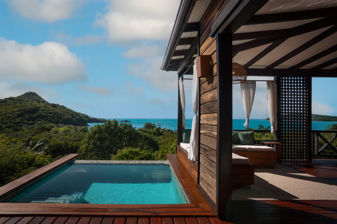 Hermitage Bay - Hillside Ocean Pool Villa - Plunge Pool