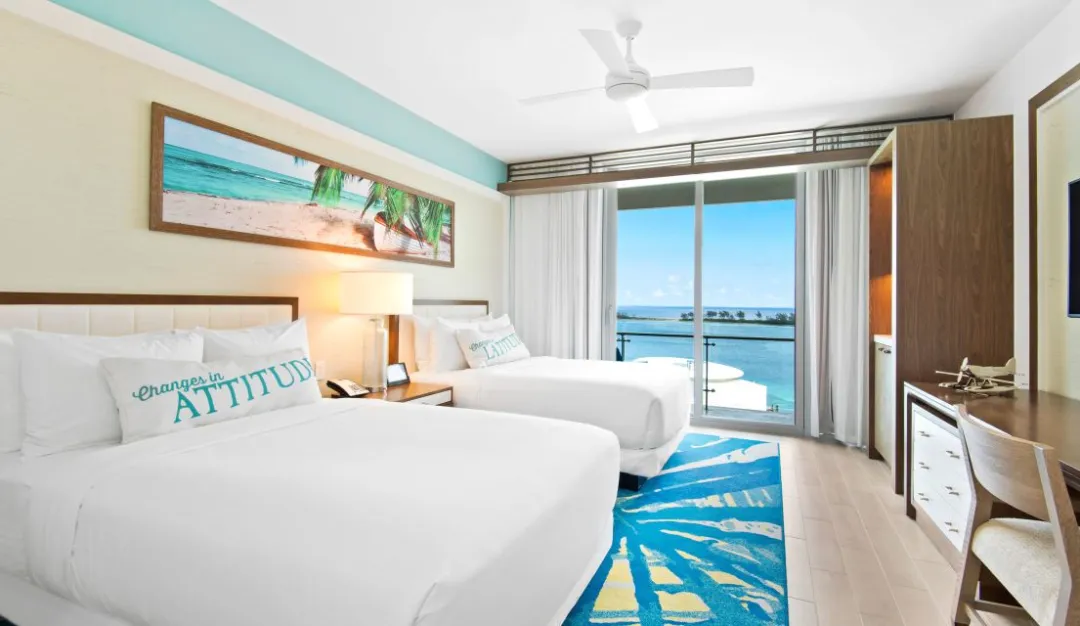Margaritaville-Beach-Resort-Ocean-Front-Two-Double-Beds