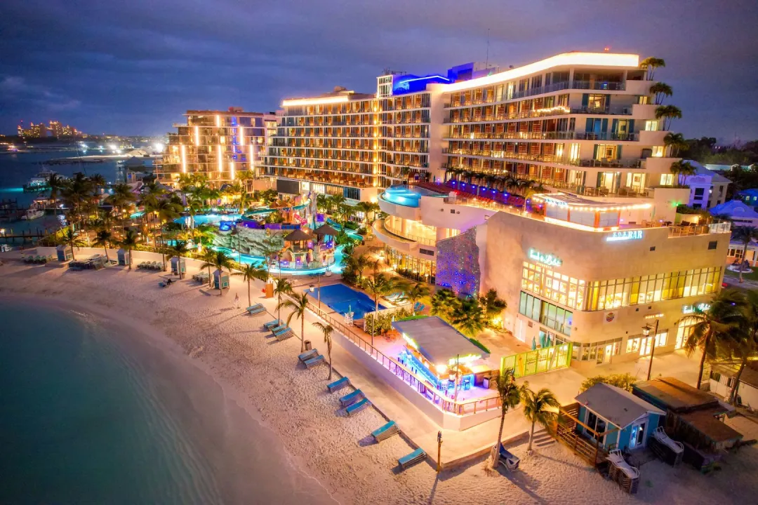 Margaritaville Beach Resort Nassau - Exterior at Night