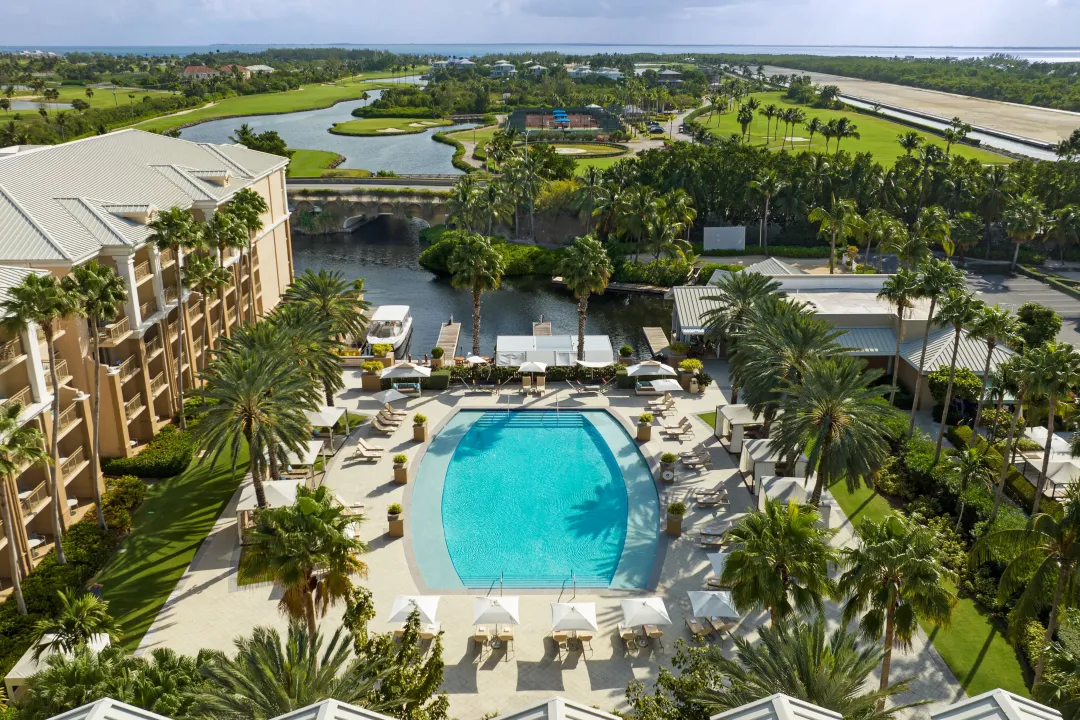 The Ritz Carlton Grand Cayman - Pool Aerial View