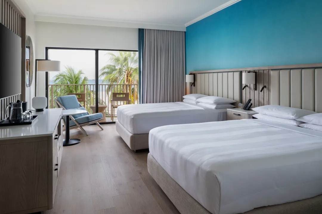 Grand-Cayman-Marriot-Resort-Partial-Ocean-View-Two-Queen-Beds