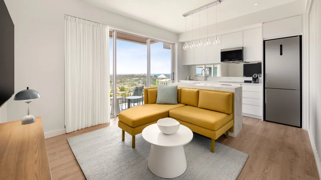 ONE GT - Dawn Rise Suite - Living and Kitchen