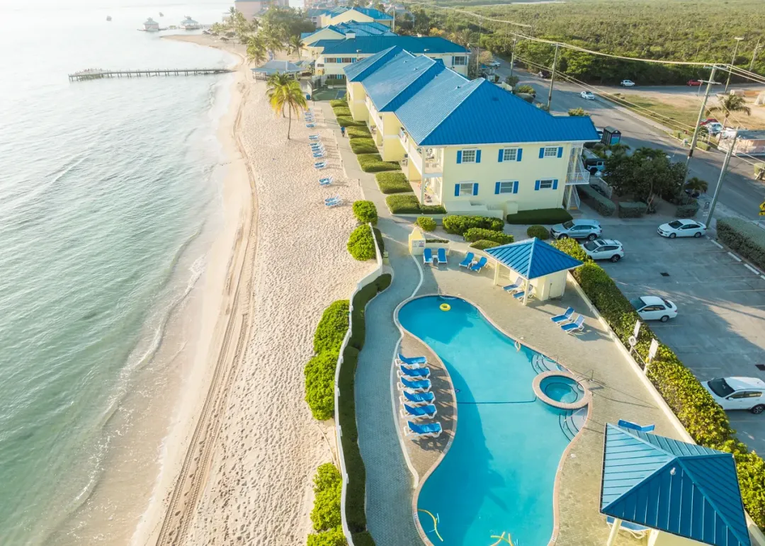 The-Reef-Beach-Resort-Beach-Aerial-View