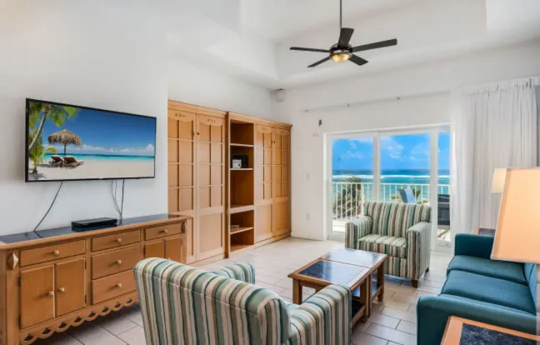 The-Reef-Beach-Resort-Two-Bedroom-Condo-Living-Room