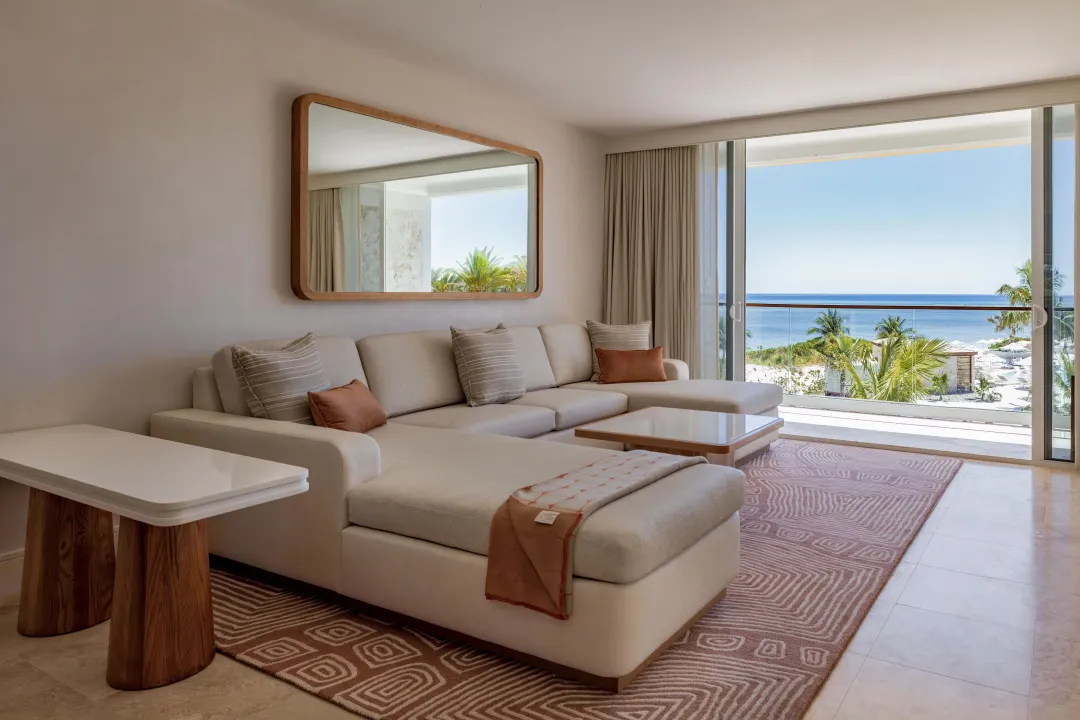 Salterra South Caicos -  One Bedroom Ocean View Suite - Living Space