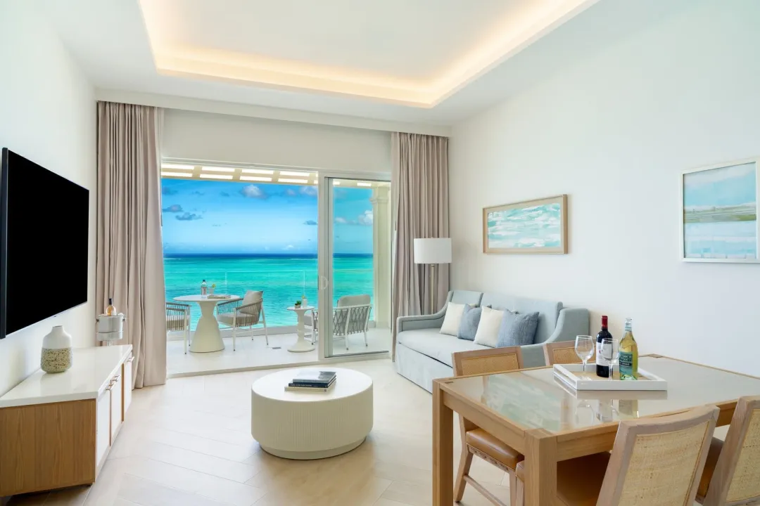 Windsong-Turks-and-Caicos-Two-Bedroom-Beachfront-Junior-Suite-Living-Room