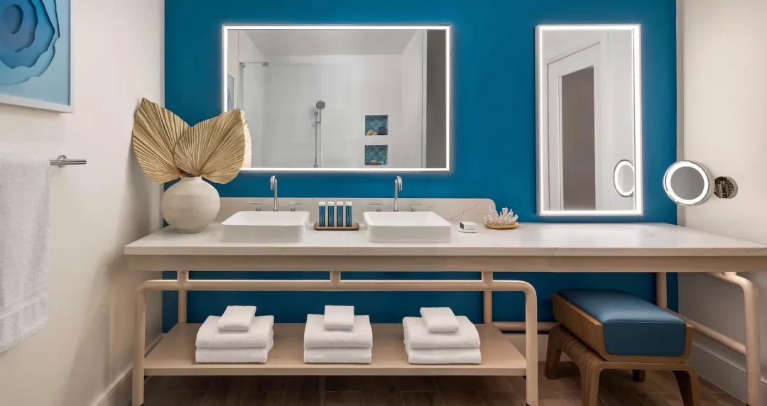 Beaches Turks and Caicos - Treasure Beach Oceanview 2-Bedroom Grand Butler Suite - Double Sink