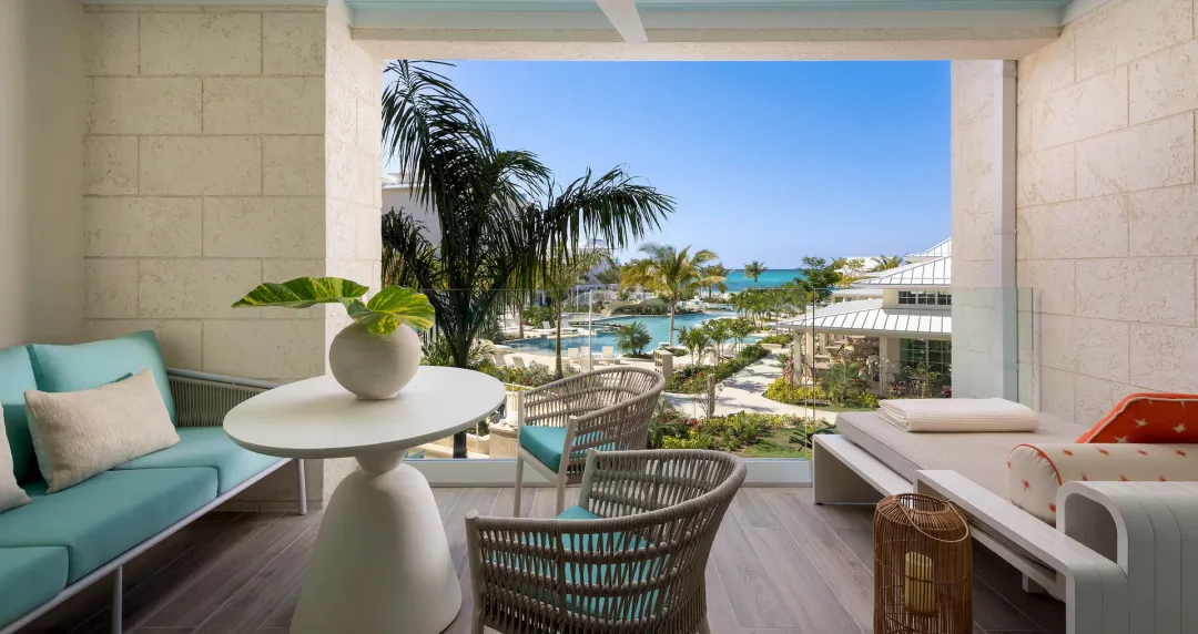 Beaches Turks and Caicos - Treasure Beach Oceanview 2-Bedroom Grand Butler Suite - Balcony