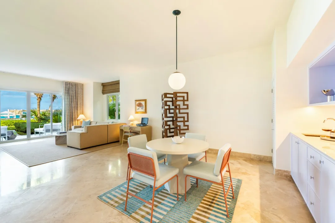 Grace-Bay-Club-Luxury-Two-Bedroom-Suite-Dining-Space