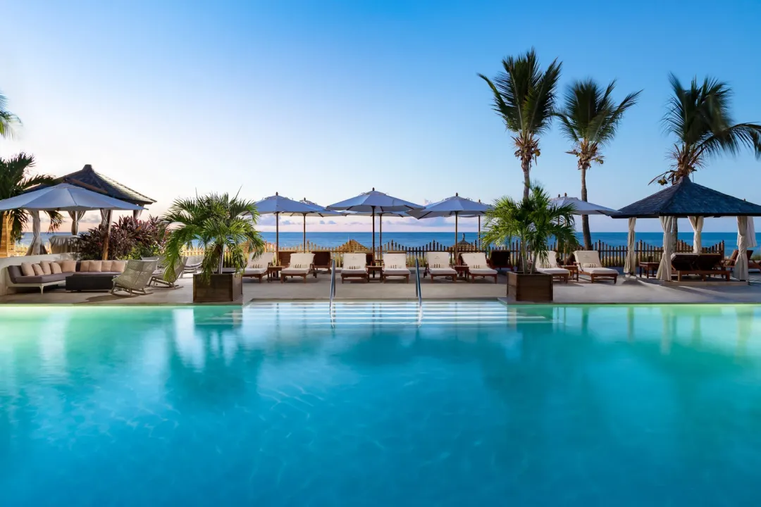 Seven-Stars-Resort-and-Spa-Pool-at-dusk