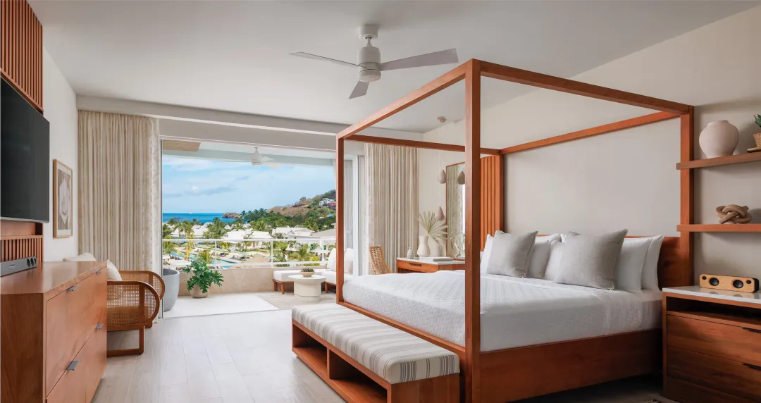 Sandals Saint Vincent and The Grenadines - Lady Palm Club Suite with Fitness Room and Balcony Tranquility Soaking Tub - King Bed