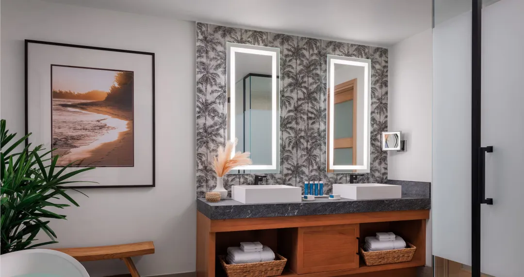 Sandals Saint Vincent and The Grenadines - Lady Palm Club Suite with Fitness Room and Balcony Tranquility Soaking Tub - Bathroom