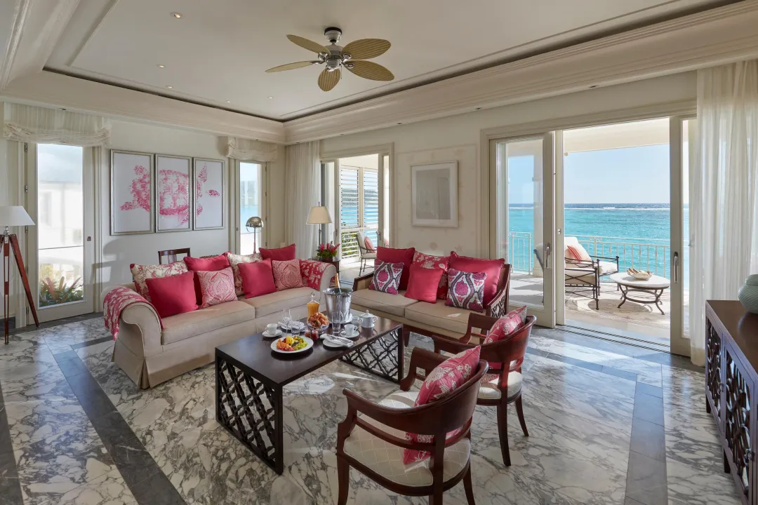 Mandarin Oriental Canoun - One Bedroom Oceanview Penthouse - Living Room