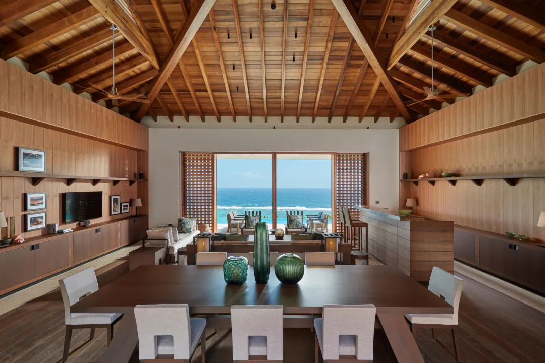 Mandarin Oriental Canoun - Three Bedroom Patio Villa with Studio - Living and Dining