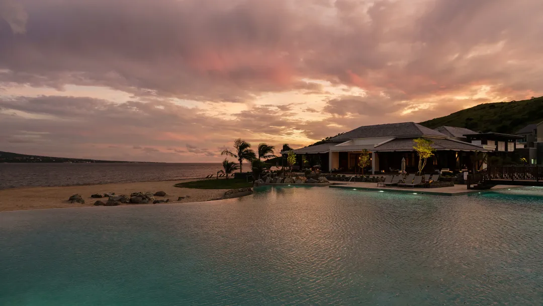Park-Hyatt-St.-Kitts-Lagoon-Pool-Sunset
