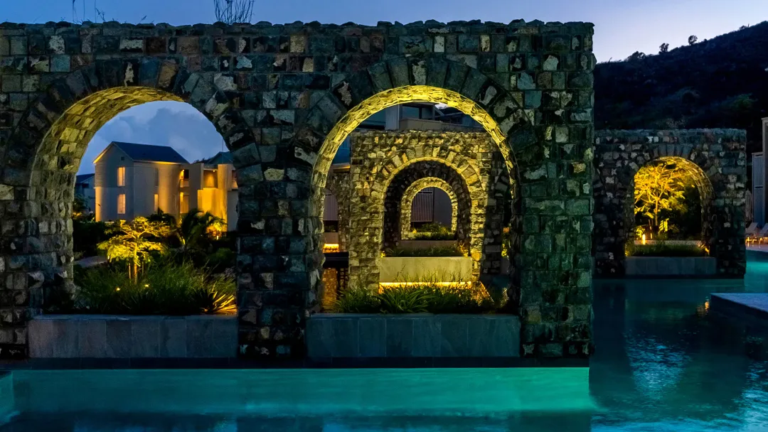 Park-Hyatt-St.-Kitts-Rampant-Pool-Night