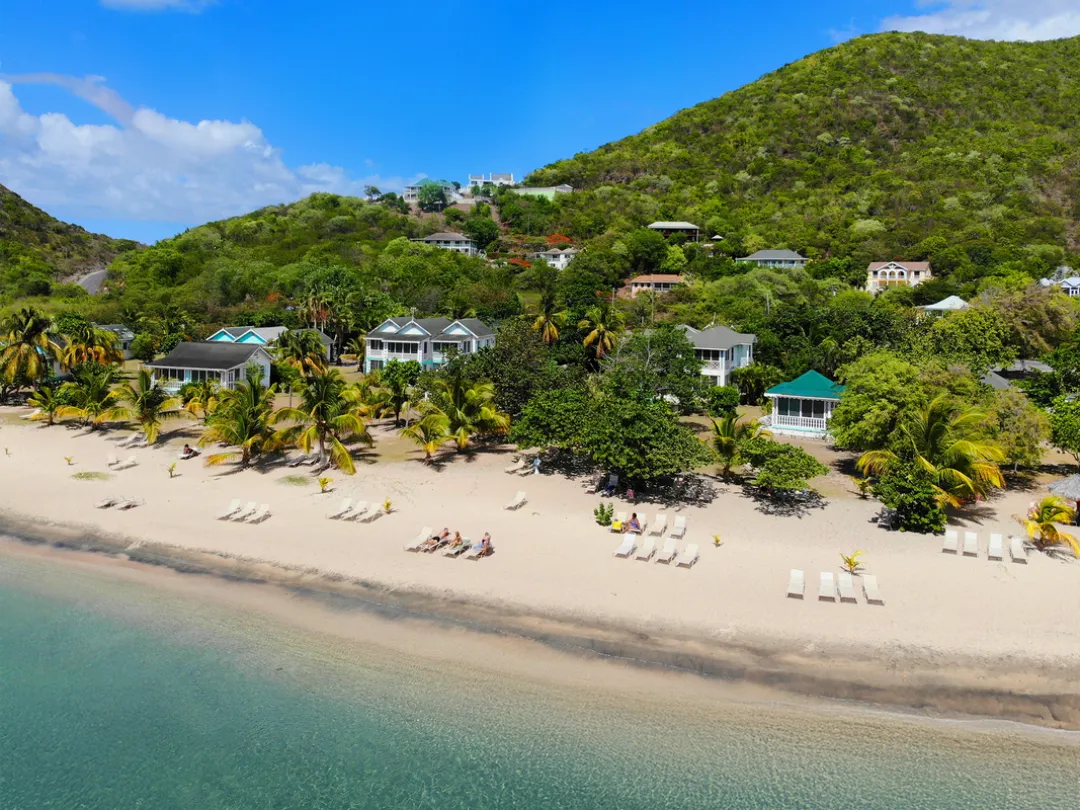 Oualie Beach Resort - Aerial View