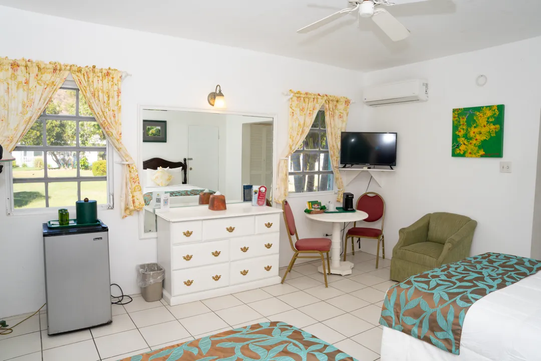 OUalie Beach Resort - Deluxe Two Double Beds -Full View