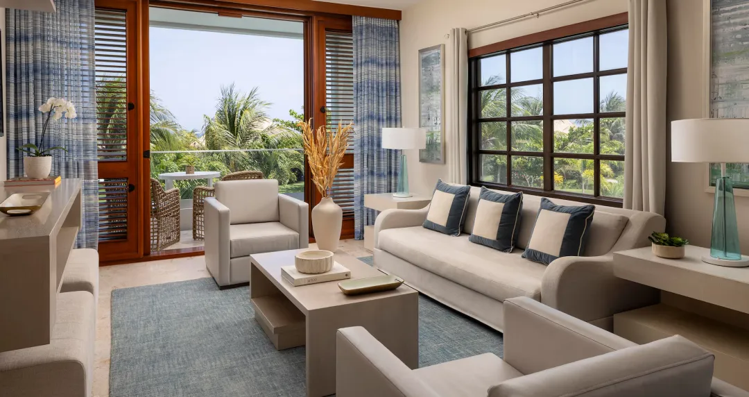 Amante One Bedroom Oceanview Butler Grande Suite - Living Room