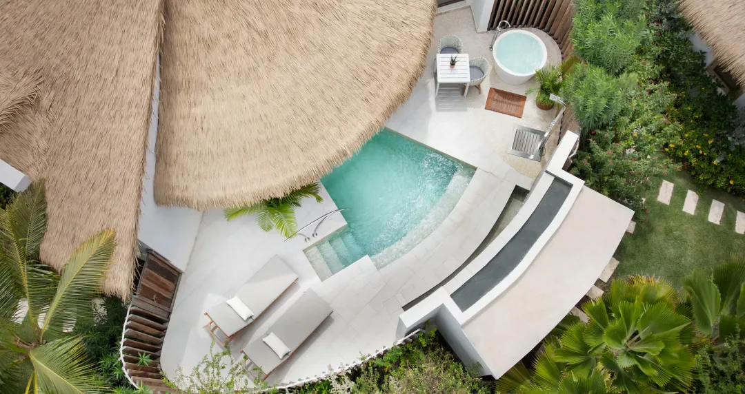 Sandals Royal Curaçao - Suite Pool Aerial View