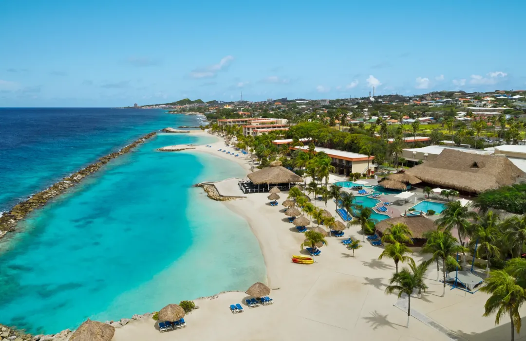 Sunscape Curaçao Resort, Spa & Casino - Aerial View of Beach