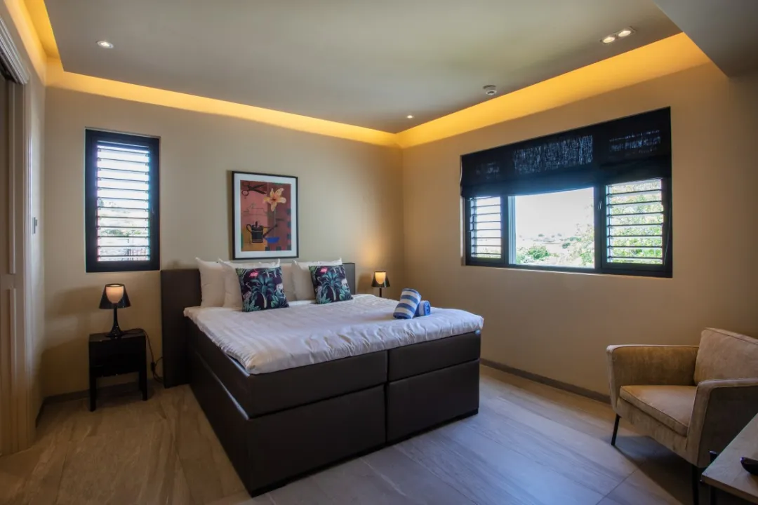 Beachfront Two Bedroom Luxury Apartment @ The Shore - Bedroom