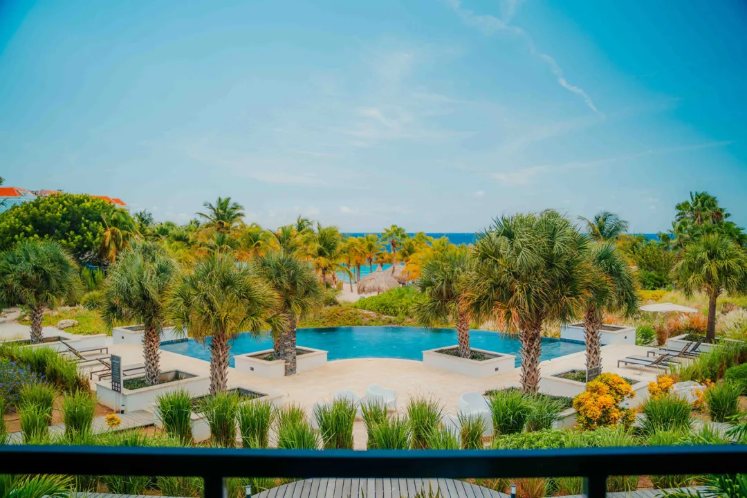 Blue Bay Curaçao Golf & Beach Resort -The Shore Aeria Pool View