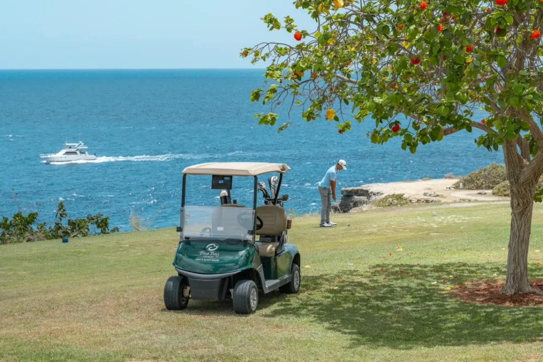 Blue Bay Curaçao Golf & Beach Resort - Golf Course With Sea View