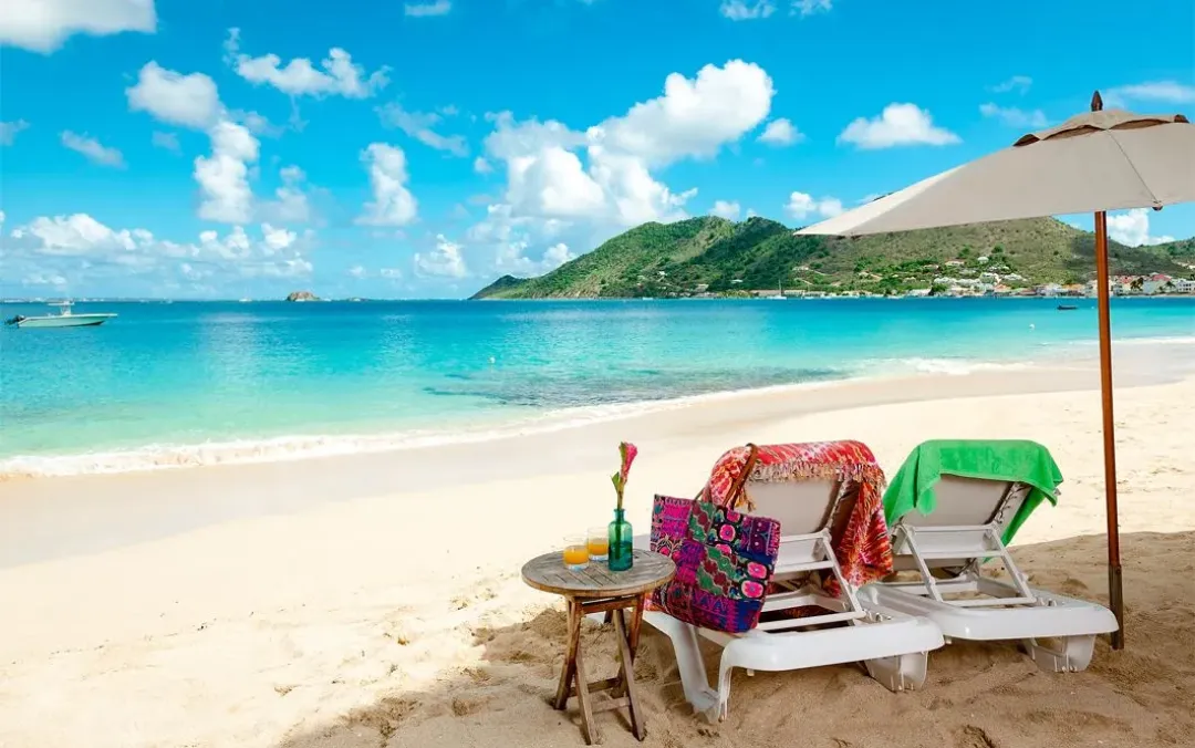 Odysseys Travel - Le Petit Hotel - Beach Lounge With Sea View