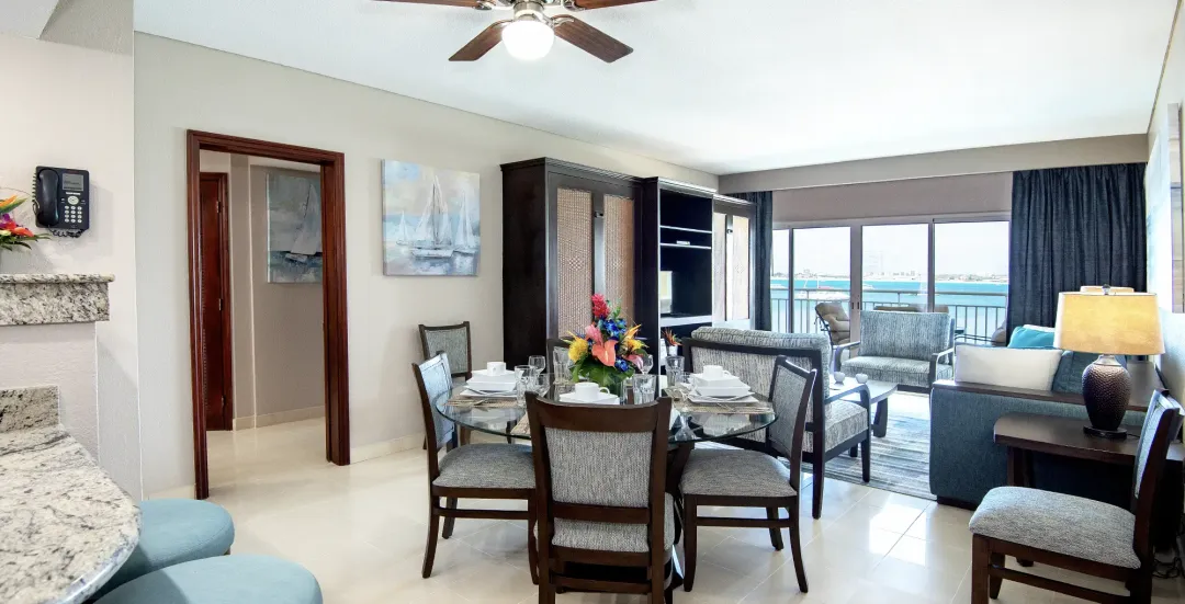 Odysseys Travel - The Villas at Simpson Bay Beach Resort and Marina - Two Bedroom Villa - Living Room