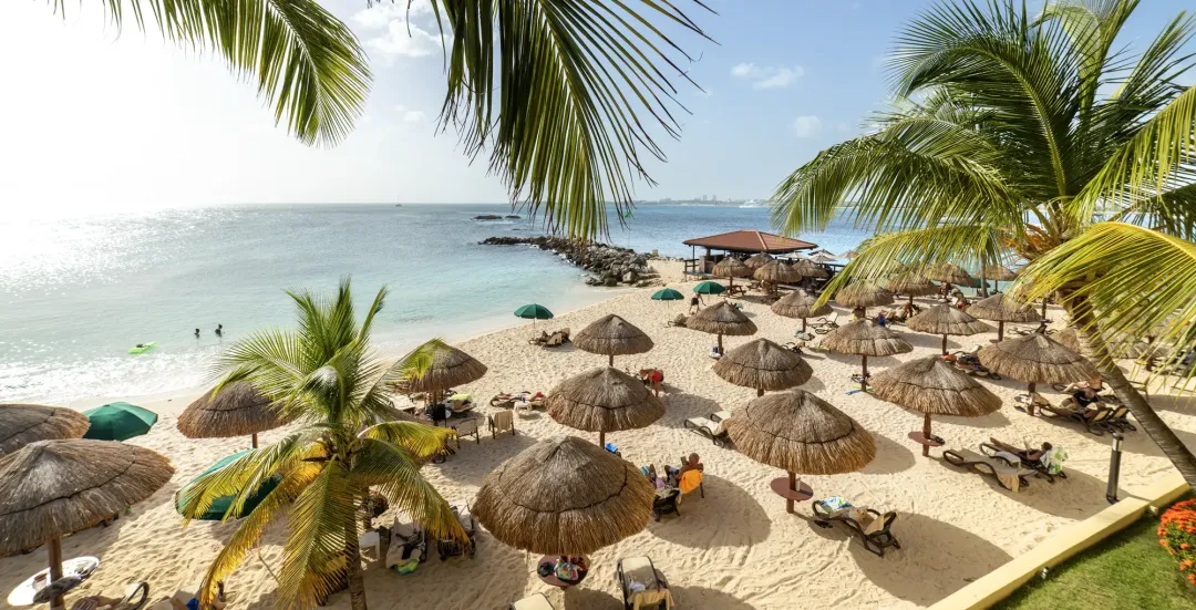 Odysseys Travel - The Villas at Simpson Bay Beach Resort and Marina - Beach Lounge