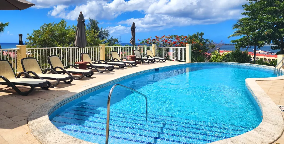 Odysseys Travel - The Villas at Simpson Bay Beach Resort and Marina - Villa Pool Lounge