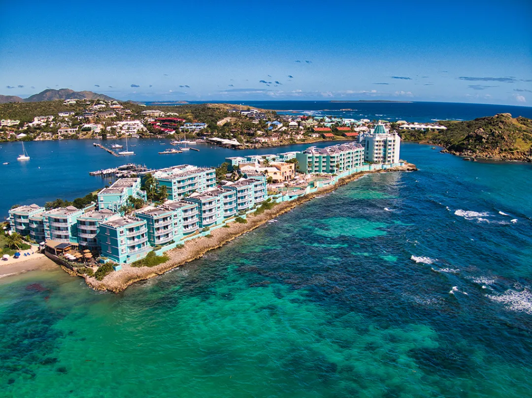 Odysseys Travel - Oyster Bay Beach Resort - Hotel Aerial View