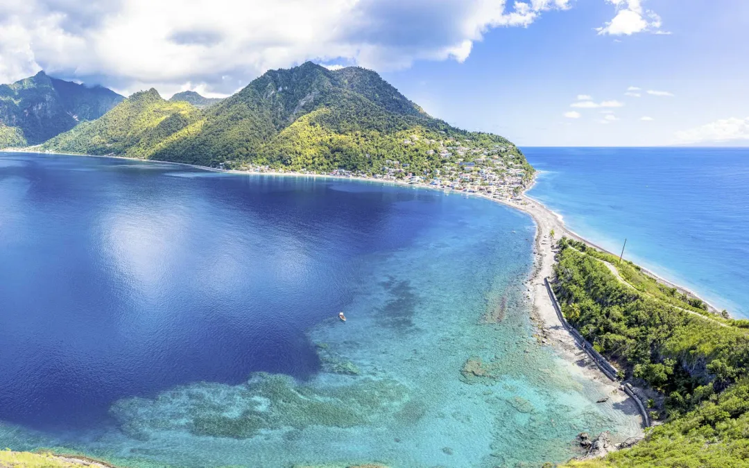 Jungle Bay Dominica - Island Aerial View