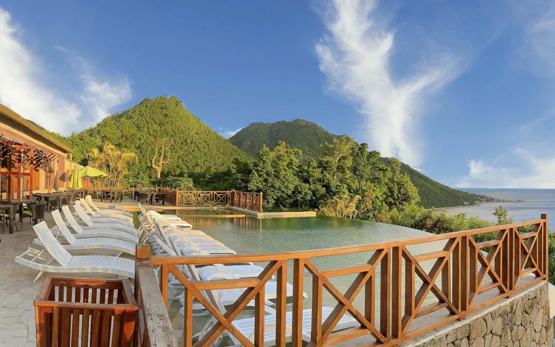 Jungle Bay Dominica - Main Pool With Sea View