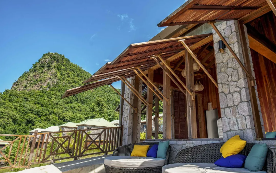 Jungle Bay Dominica - Suite Terrace Lounge With Sea View