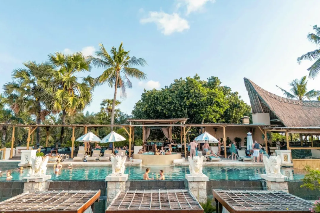 Bali Mandira Beach Resort - Pool Front View
