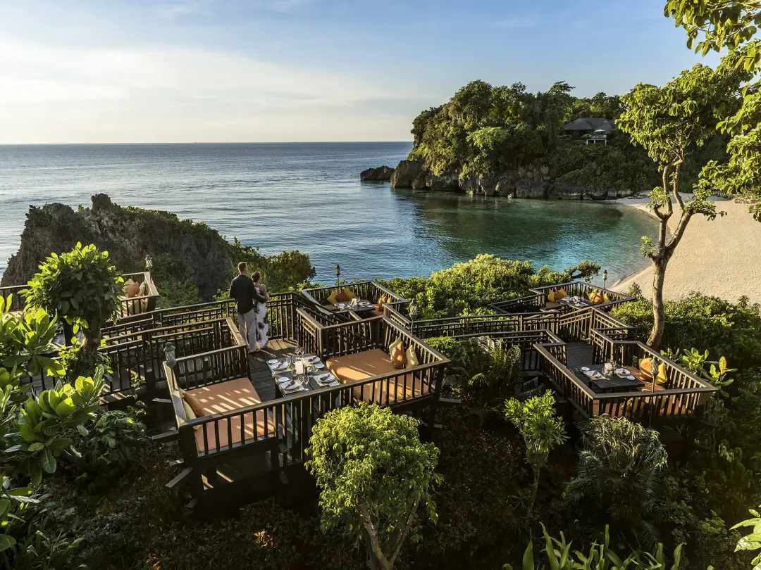 Shangri-La Boracay - Dining Aeria With Sea View