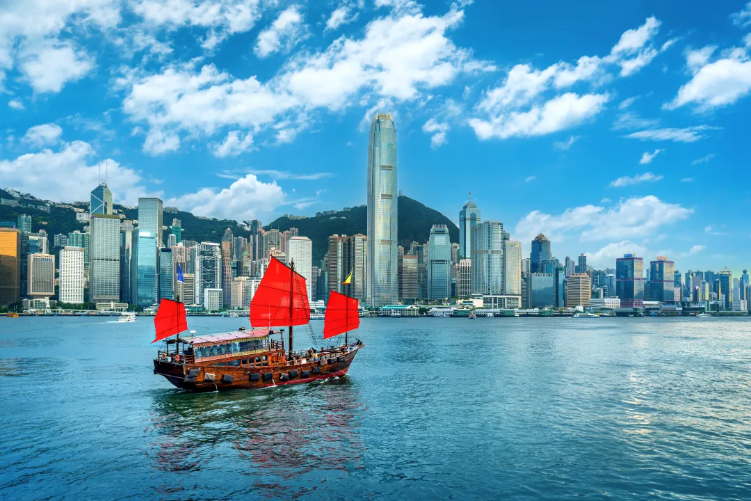 Odysseys Travel - Scenic of Victoria harbor and Hong Kong city.