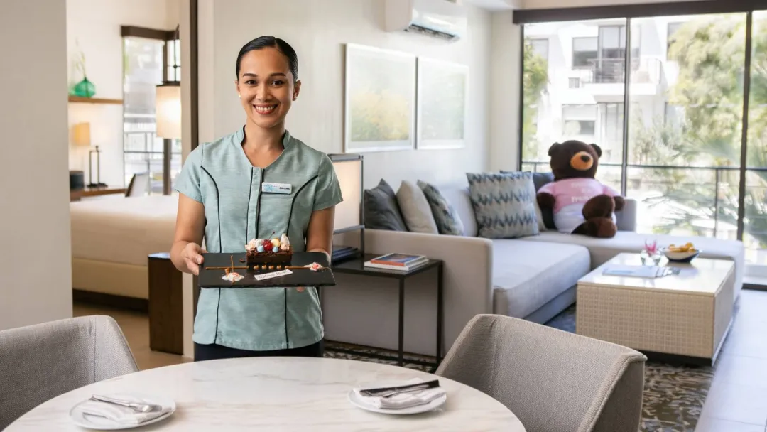 One Bedroom Suite - Dining Aeria