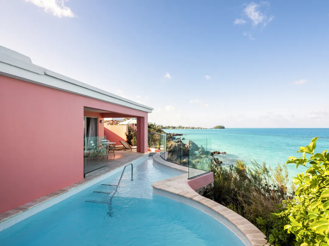 Private Pool Water View Cottage - Pool Over View