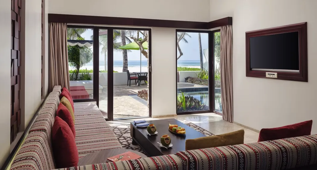 Odysseys-Travel-Anantara-Al-Baleed-Resort-Salalah-One-Bedroom-Beach-Pool-Villa-Living-Room