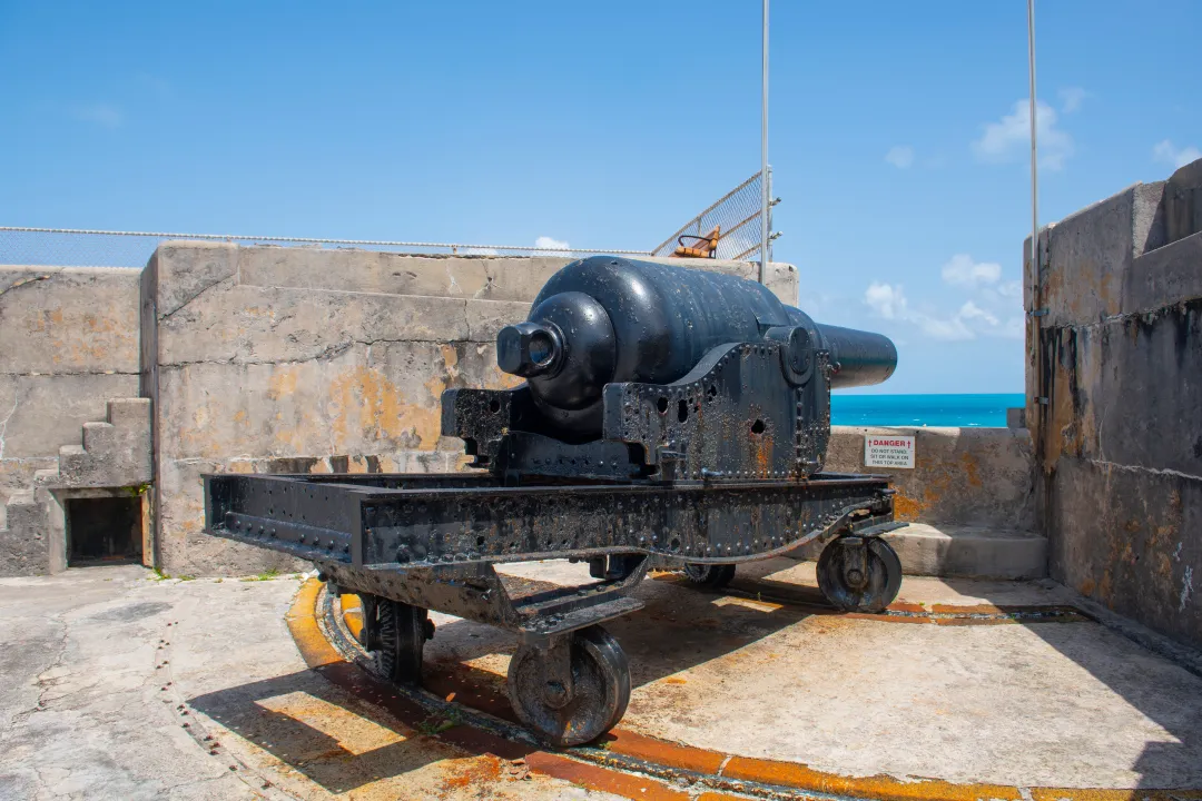 Odysseys Travel - Canon on Fort St. Catherine near St. George's Town in Bermuda