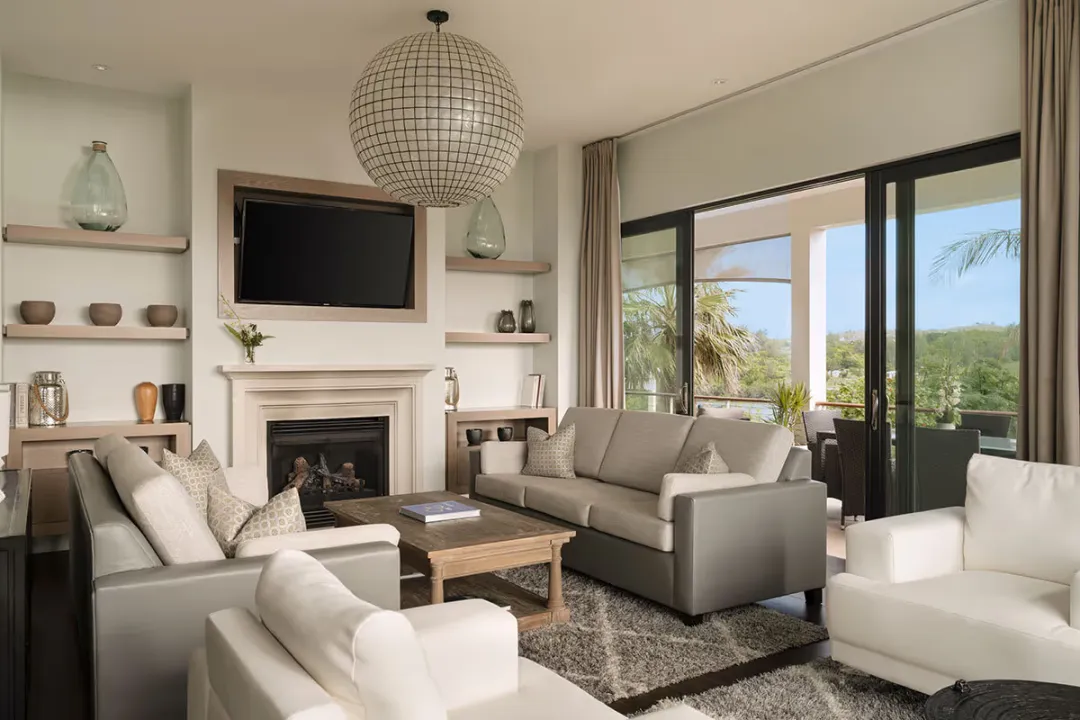 One Bedroom Villa with Private Pool -Living Room