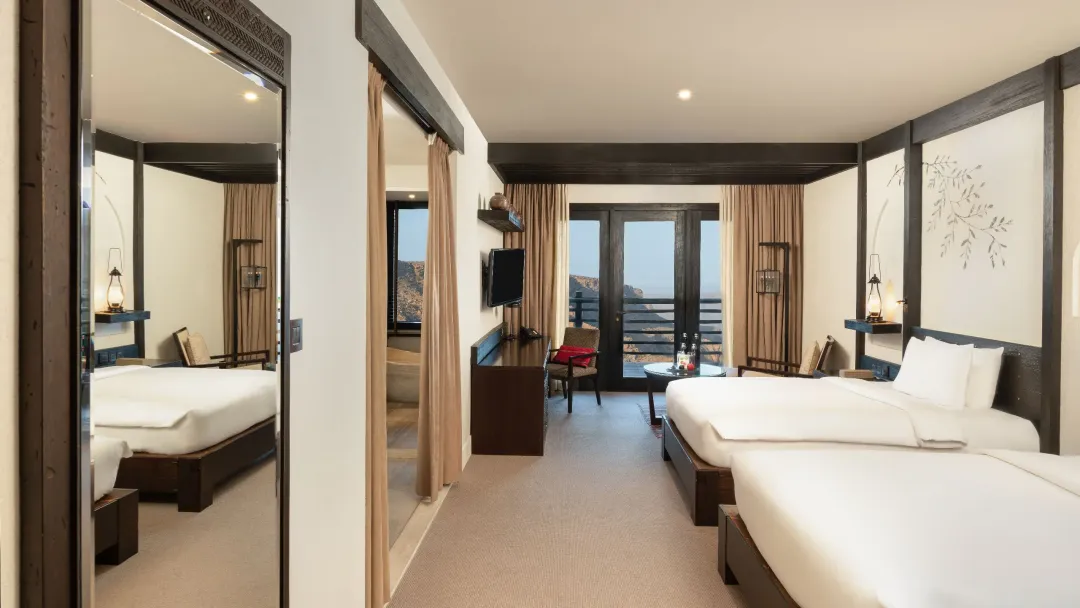 Odysseys-Travel-Alila-Jabal-Akhdar-Mountain-View-Room-Twin-Beds