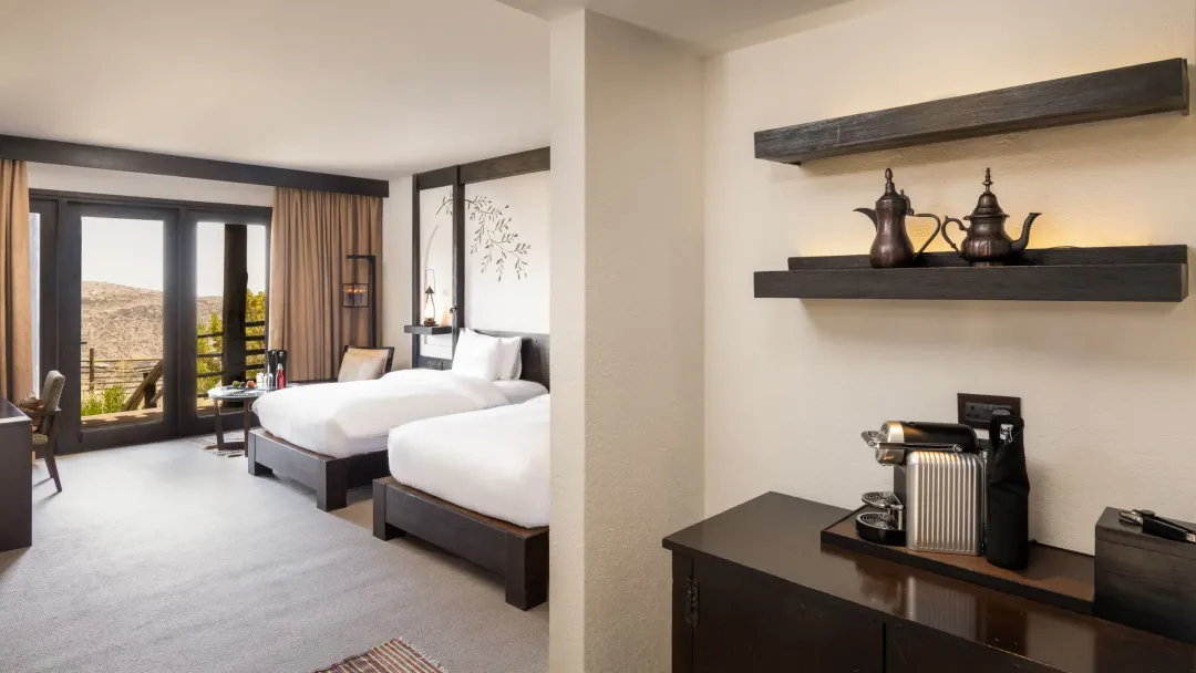 Odysseys Travel - Alila Jabal Akhdar - Jabal Horizeon View Room - Twin Beds