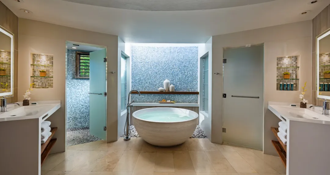 South Seas Royal Rondoval Butler Suite with Private Pool Sanctuary - Bathroom