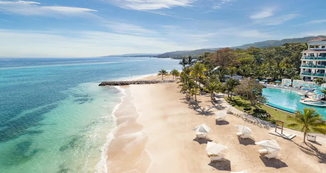 Sandals Dunn's River - Beach View