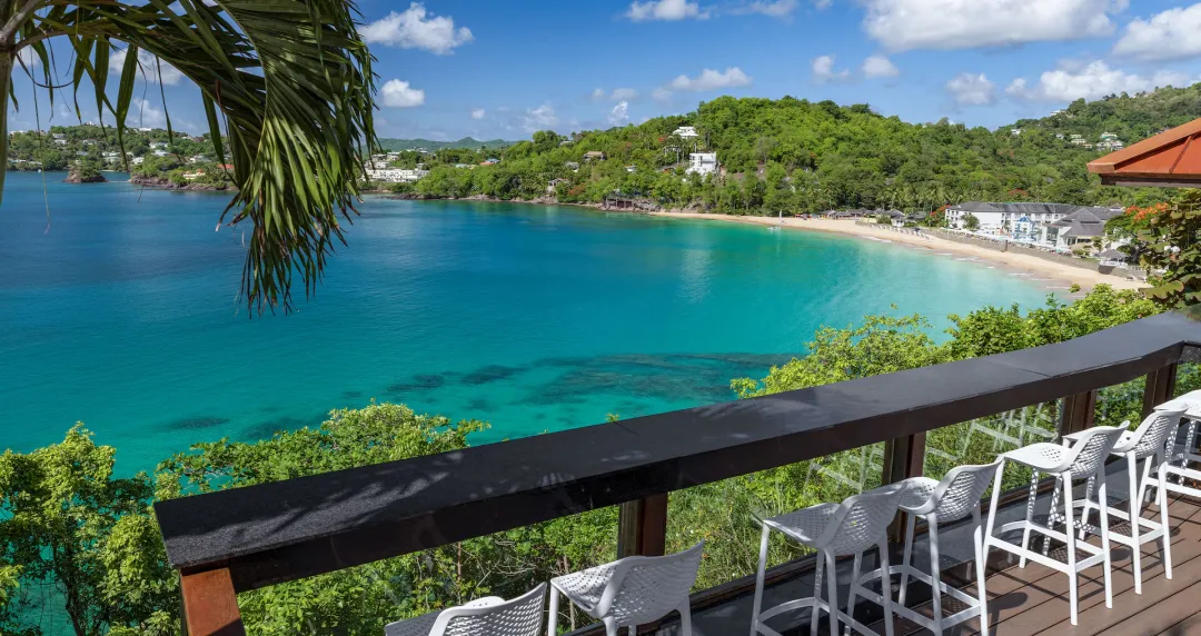 Sandals Regency La Toc - Sea View From The Restaurant