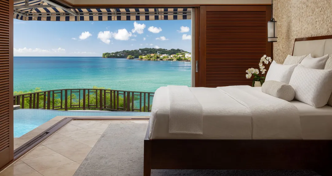 Sunset Oceanview Bluff Millionaire Butler Villa with Private Pool Sanctuary - Bedroom